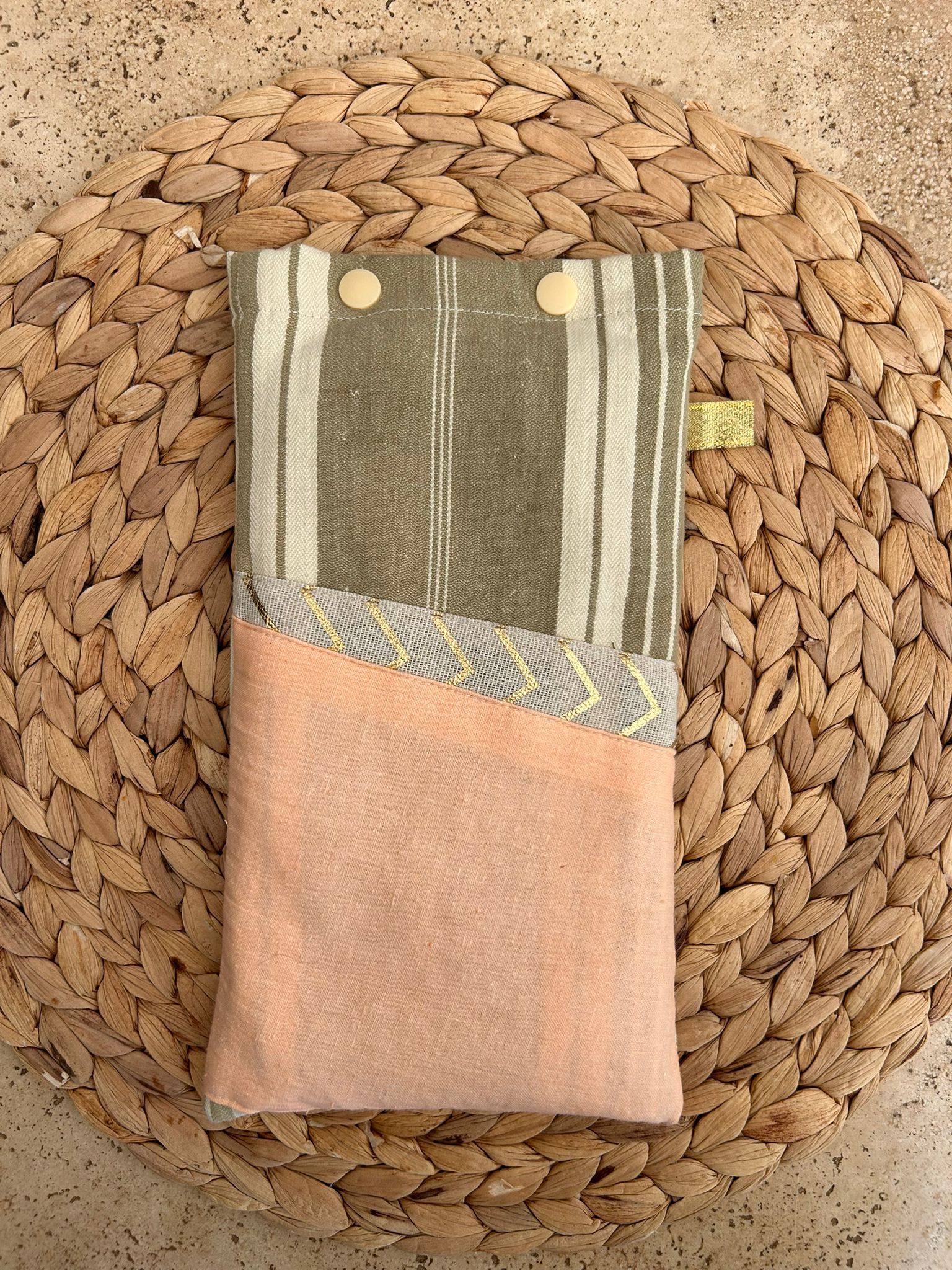 Bouillotte sèche artisanale en noyaux de cerise