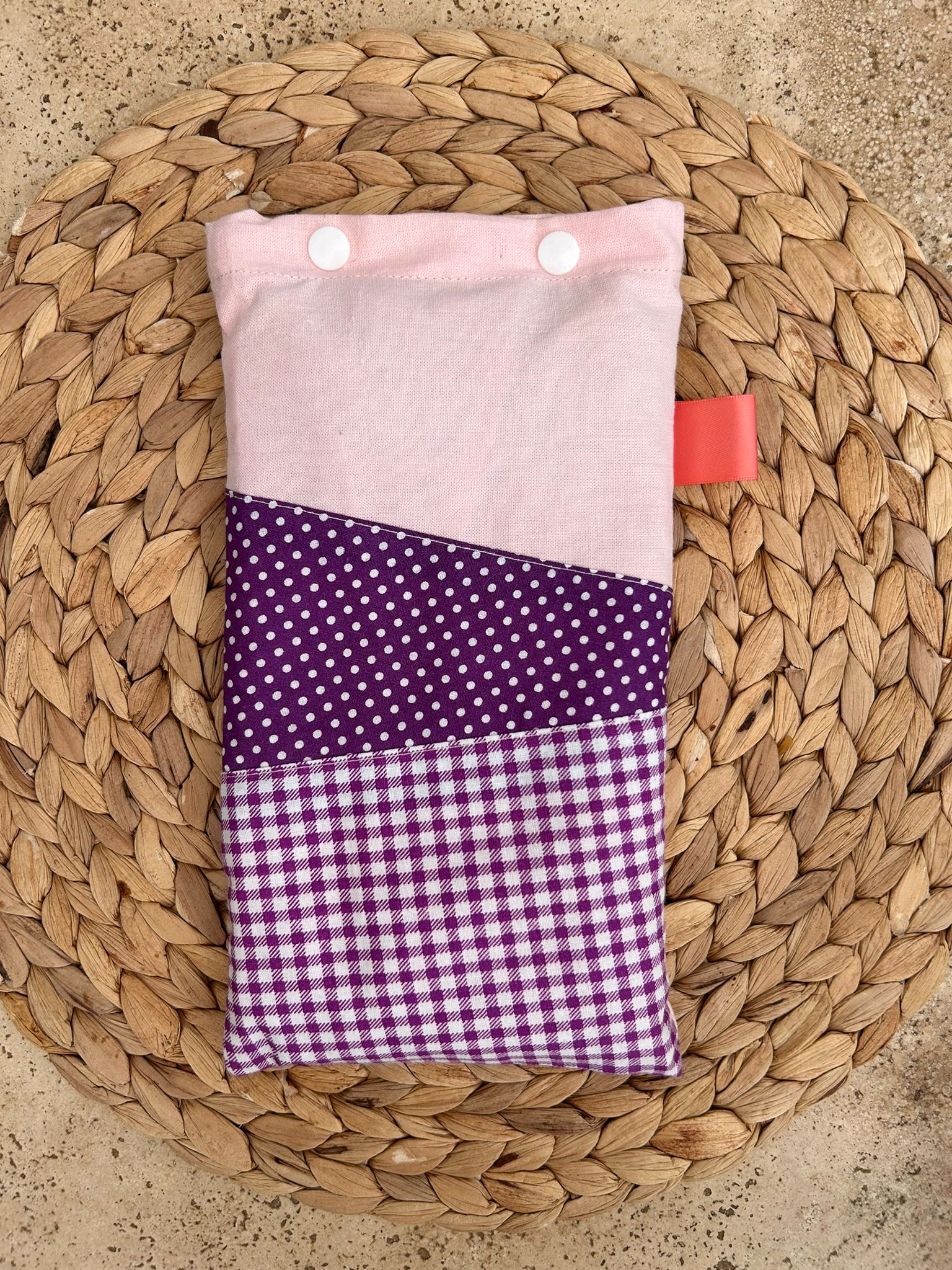 Bouillotte sèche artisanale en noyaux de cerise